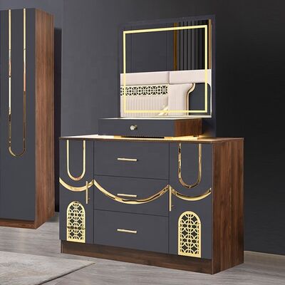Bộ phòng ngủ sang trọng kiểu Thổ Nhĩ Kỳ 2026 cỡ King Bed Suite Phòng Master Khung gỗ Giá sỉ Rẻ Bộ nội thất phòng ngủ hiện đại