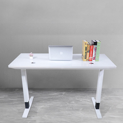 Kính cường lực Máy tính đa chức năng Bàn nâng điện Chiều cao 73cm