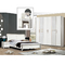 Bộ đồ nội thất phòng ngủ tối giản theo phong cách Châu Âu PU Glass OEM ODM
