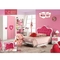 Nội thất phòng ngủ Cappellini Girls With Desk Pink Princess Bed 1280 * 2050mm