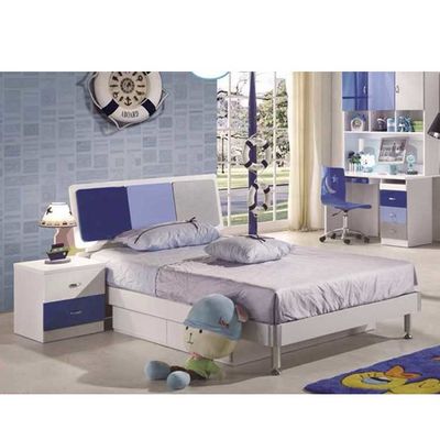 Đồ nội thất phòng ngủ cho bé trai bằng gỗ rắn Bộ giường đơn cho trẻ em Cabrini 1,28m