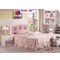 Bộ phòng ngủ trẻ em bằng gỗ Cappellini Đồ nội thất trẻ em công chúa Disney màu hồng