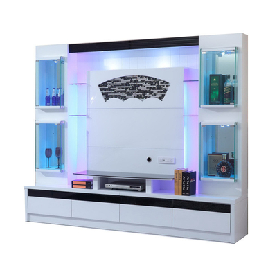 Phòng khách Armoire Đồ nội thất cổ Bảng điều khiển MDF Tủ TV Ashley