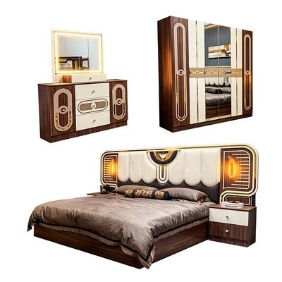 Classic Royal Turkish Bedroom Complete Sets King Size Bed Master Room khung gỗ giá rẻ đồ nội thất phòng ngủ hiện đại sang trọng